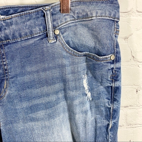 Torrid Distressed Skinny Stretch Jeans 18R - Picture 4 of 11